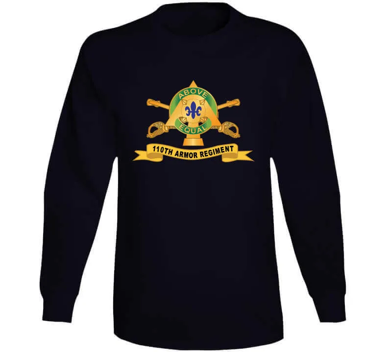 110th Armor Regiment W Br - Ribbon X 300 T Shirt