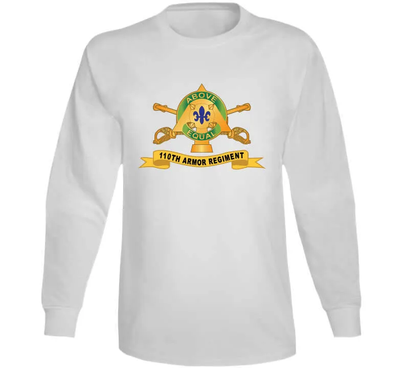 110th Armor Regiment W Br - Ribbon X 300 T Shirt
