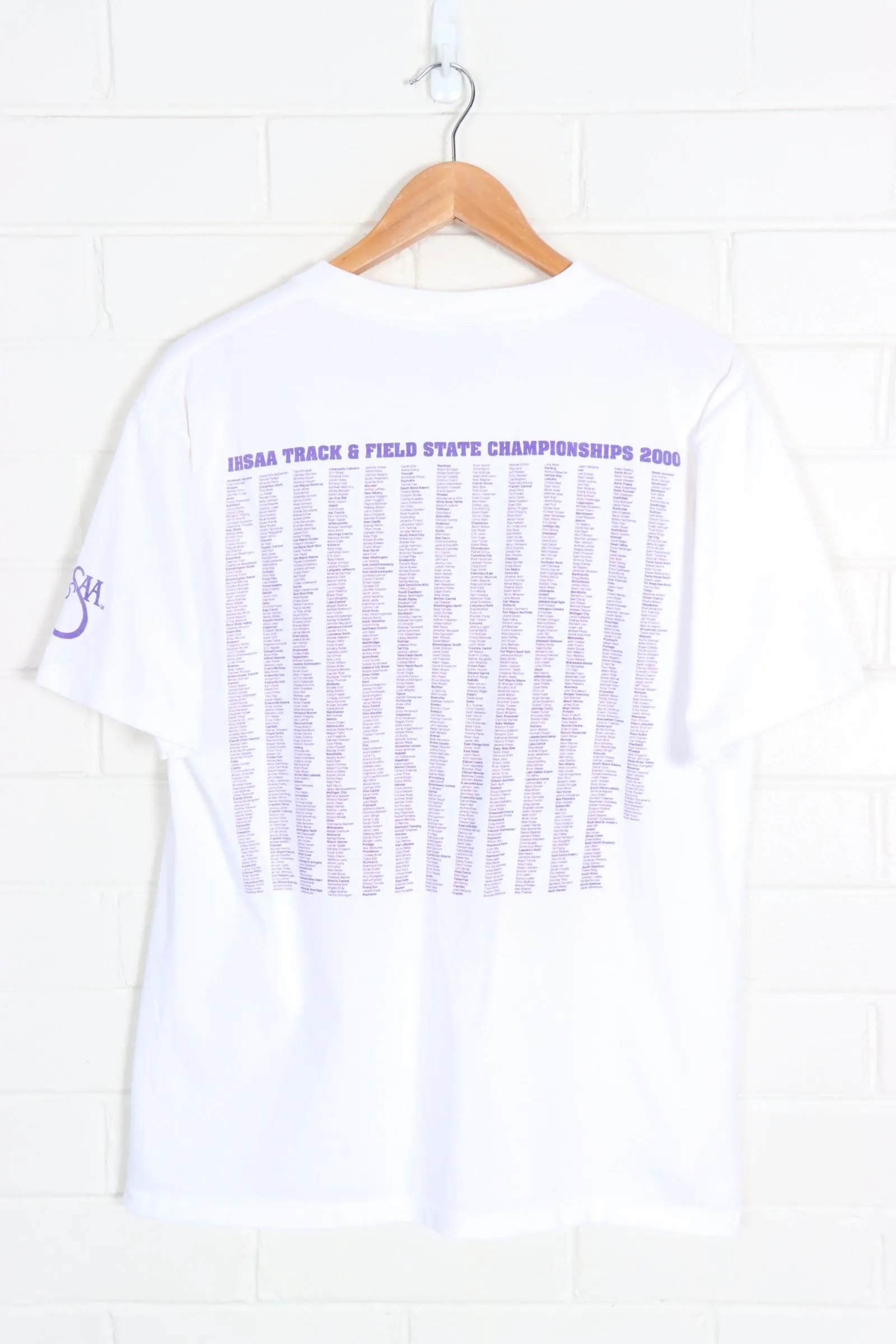 2000 Vintage IHSAA State Champion Track & Field Print Tee (M-L)