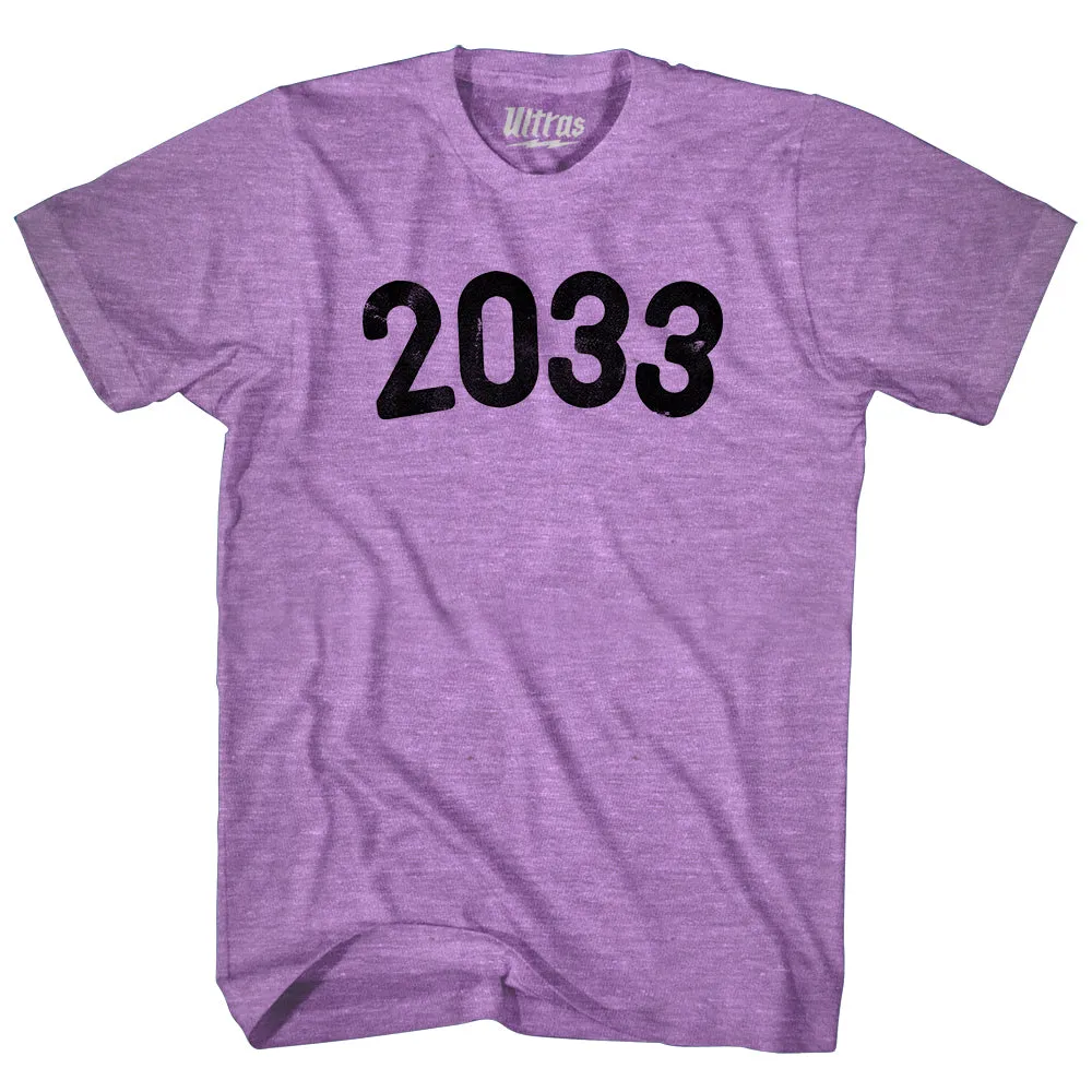 2033 Year Celebration Adult Tri-Blend T-shirt