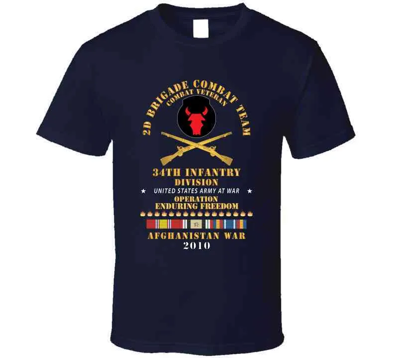 2nd Brigade Combat Team, 34th Id - Enduring Freedom Combat Veteran X 300 T Shirt