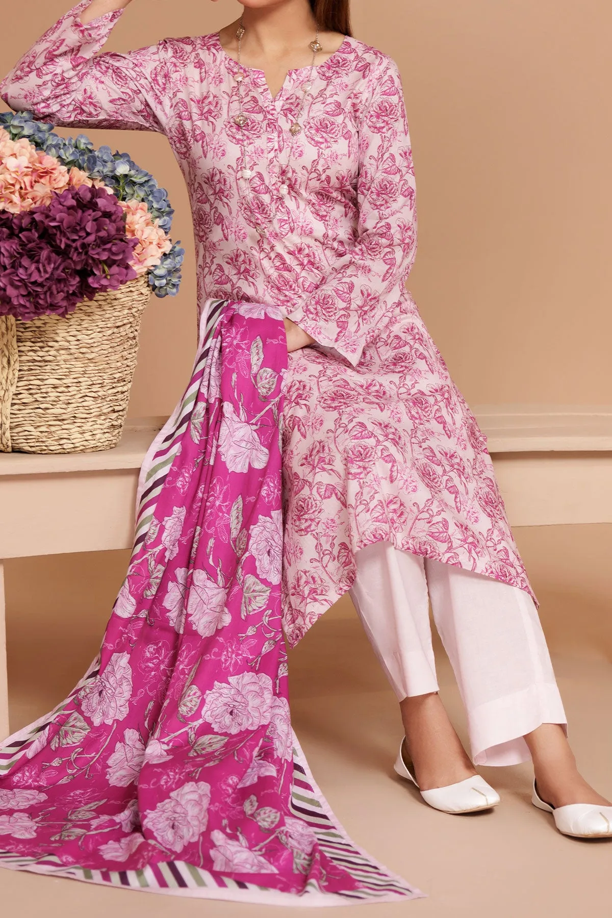 3 PIECE DIGITAL PRINT LAWN| DPC-286