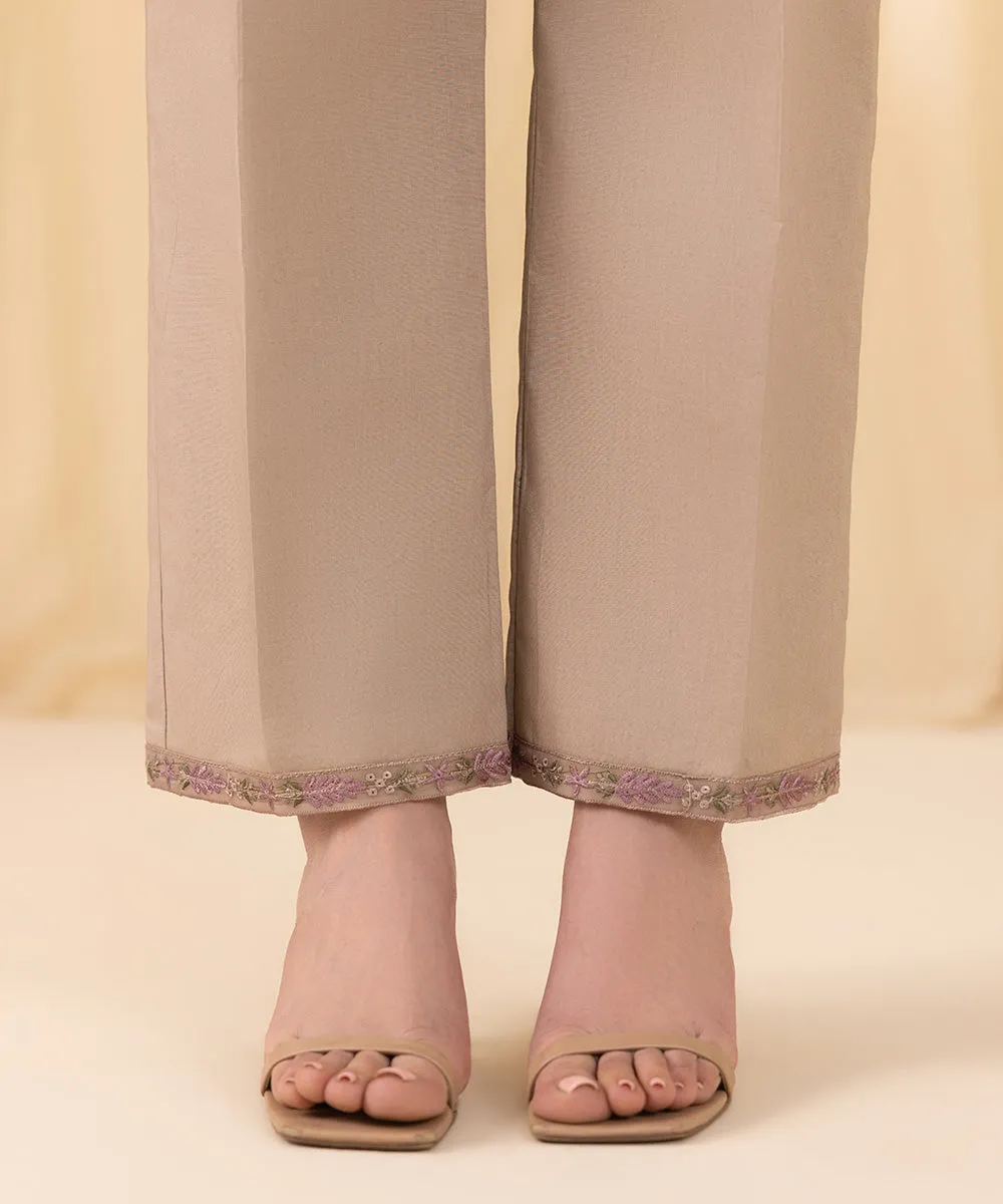 3 Piece -  Embroidered Cambric Suit