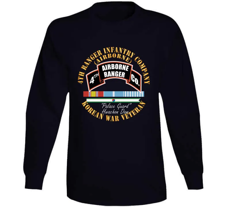 4th Ranger Infantry Company - Airborne - Korea W Svc Ribbons X 300 T Shirt