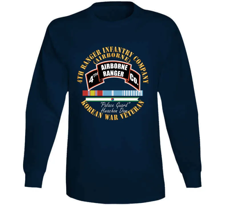 4th Ranger Infantry Company - Airborne - Korea W Svc Ribbons X 300 T Shirt