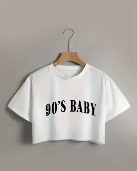 90’s Baby T-Shirt Crop Top