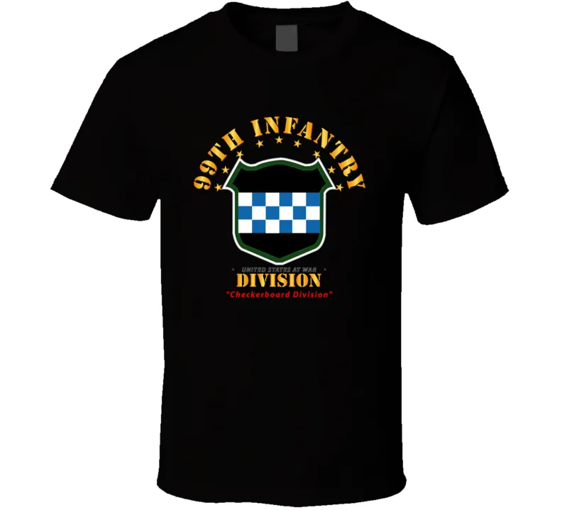 99th Infantry Division - Checkerboard Division T Shirt