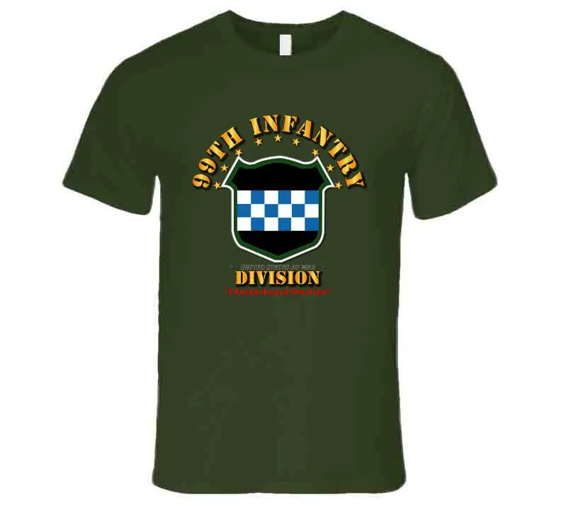 99th Infantry Division - Checkerboard Division T Shirt