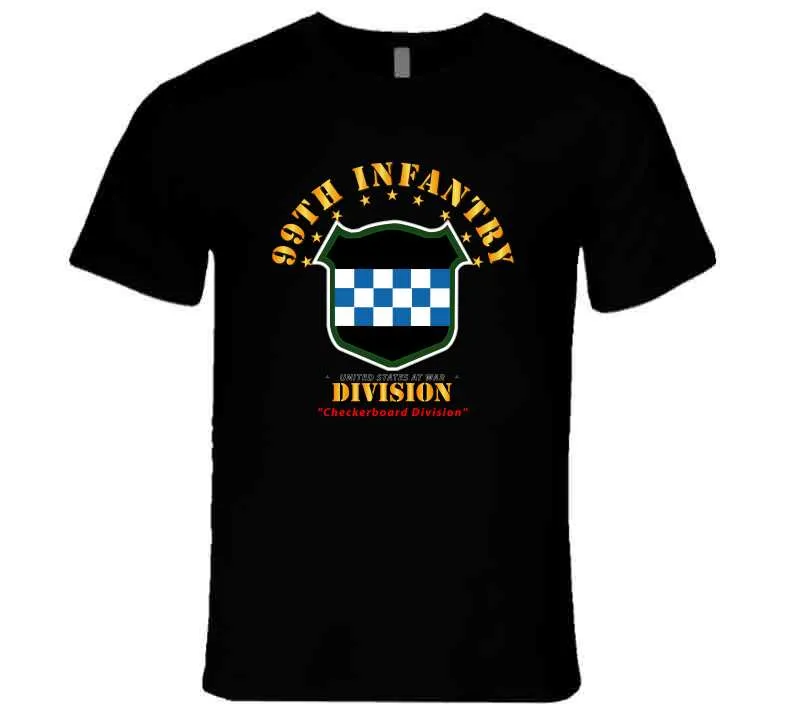 99th Infantry Division - Checkerboard Division T Shirt