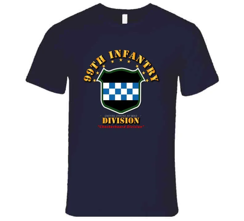 99th Infantry Division - Checkerboard Division T Shirt