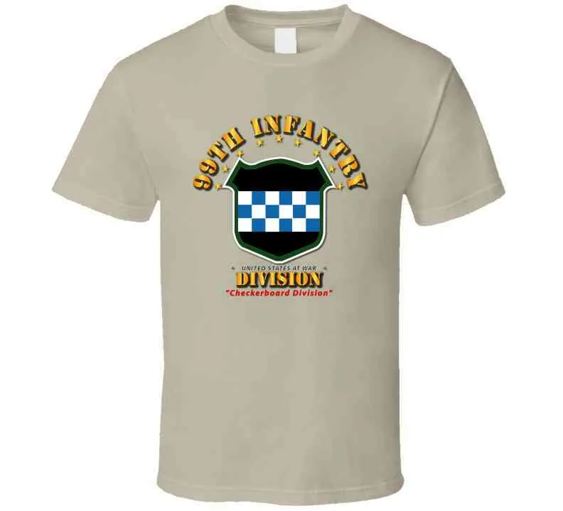 99th Infantry Division - Checkerboard Division T Shirt