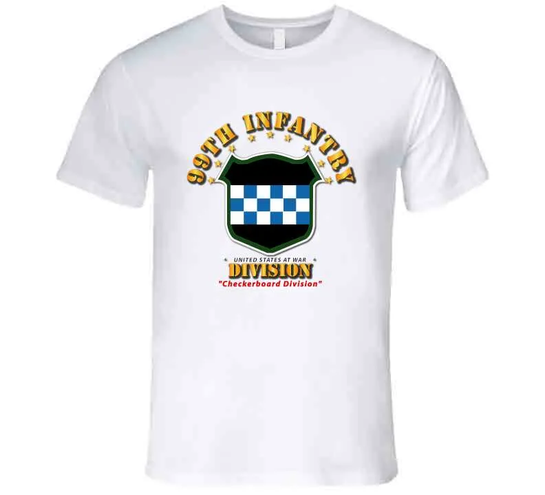 99th Infantry Division - Checkerboard Division T Shirt