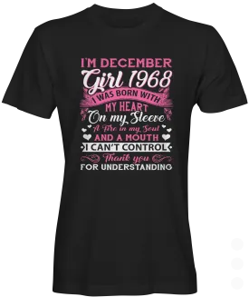A 1968 December Girl Graphic T-shirt Unisex