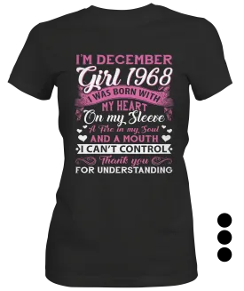 A 1968 December Girl  Ladies Graphic T-shirt