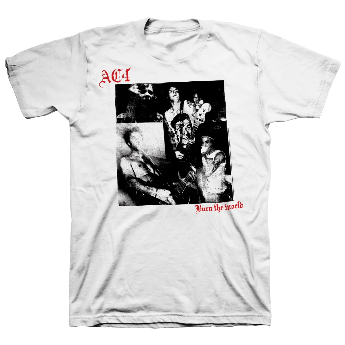 AC4 "Burn The World: Cover" White T-Shirt