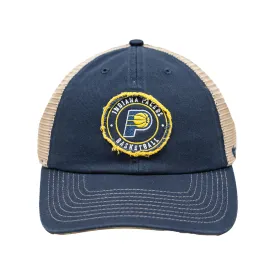 Adult Indiana Pacers Garland Clean Up Hat in Navy by 47