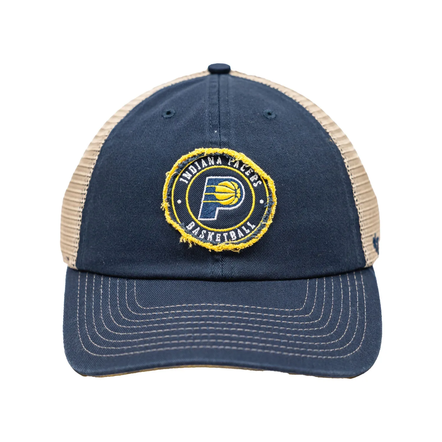 Adult Indiana Pacers Garland Clean Up Hat in Navy by 47