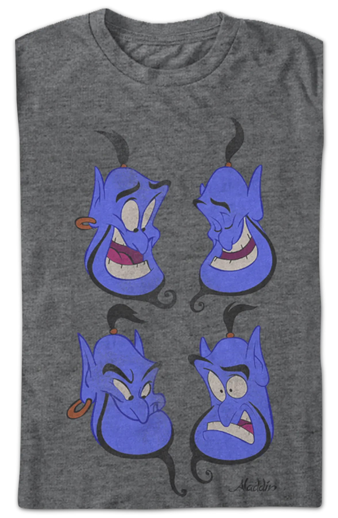 Aladdin Genie Faces T-Shirt