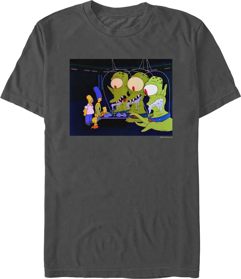 Aliens Simpsons T-Shirt
