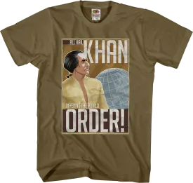 All Hail Kahn Star Trek T-Shirt
