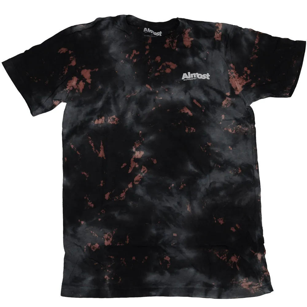Almost Acid Wash S/S Men's T-Shirt - Black
