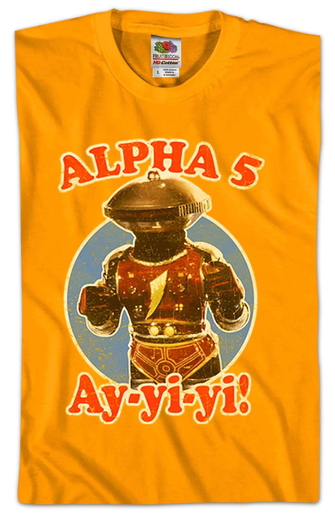 Alpha 5 Mighty Morphin Power Rangers T-Shirt