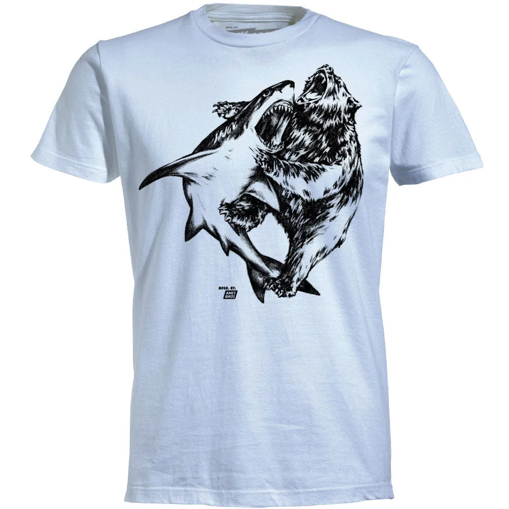 Ames Bros Shark vs Bear T-Shirt