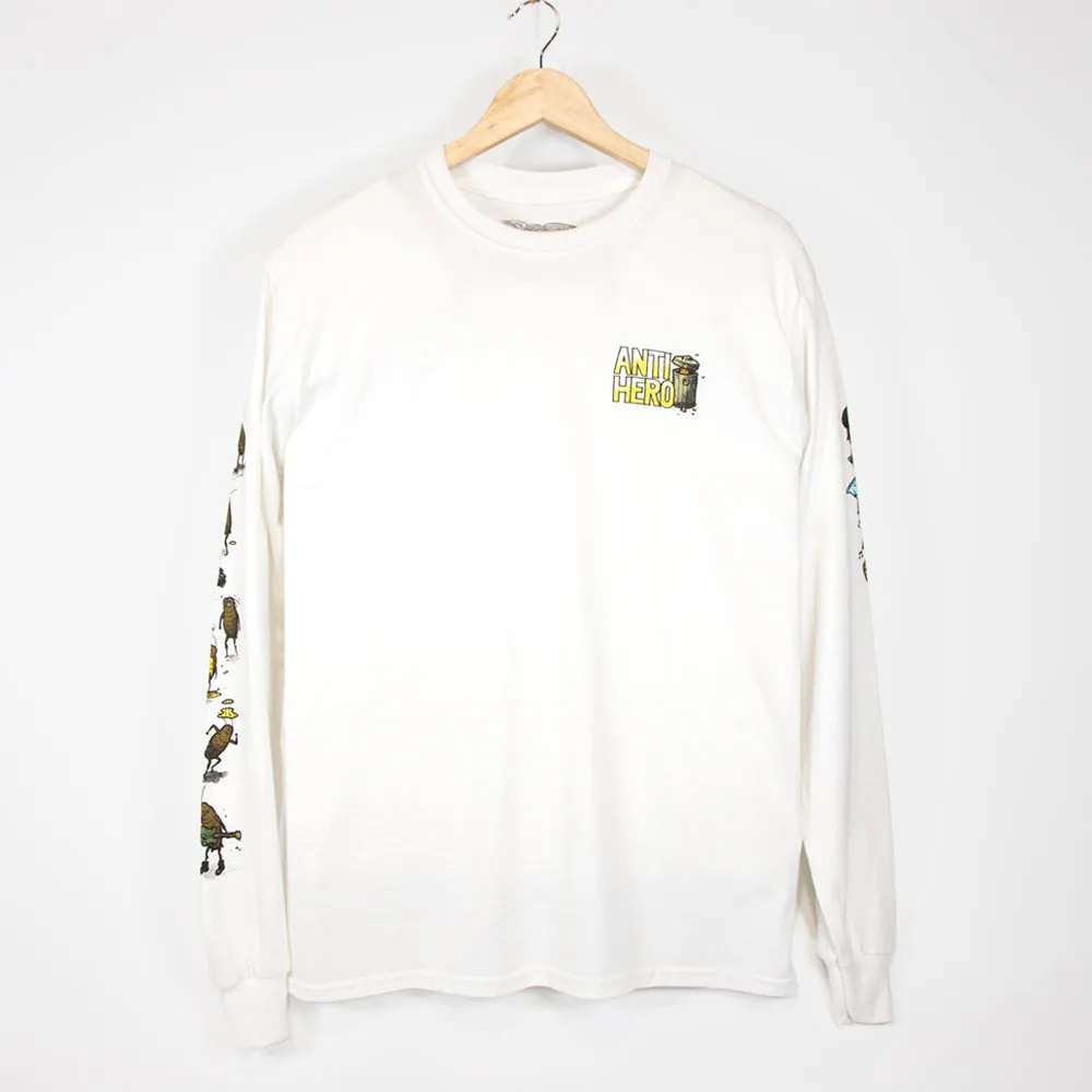 Anti Hero Skateboards - Roached Out Longsleeve T-Shirt - White