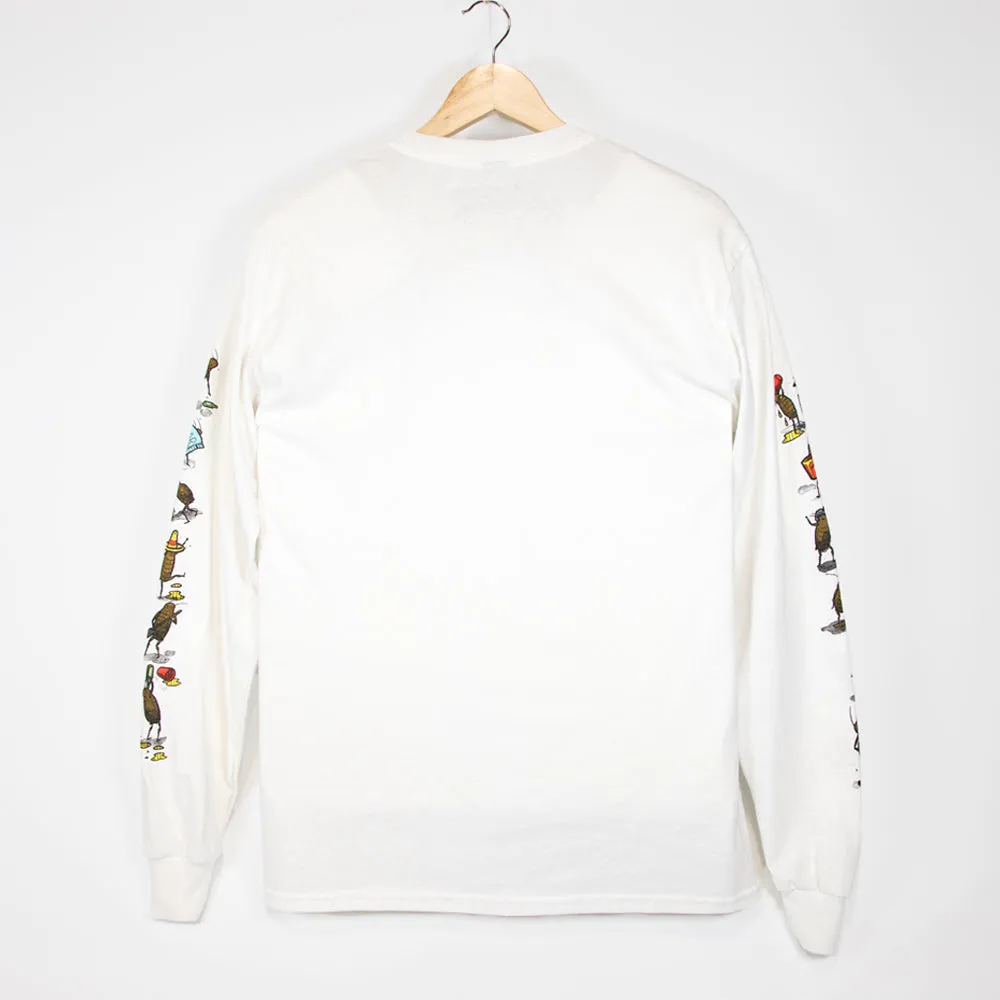 Anti Hero Skateboards - Roached Out Longsleeve T-Shirt - White