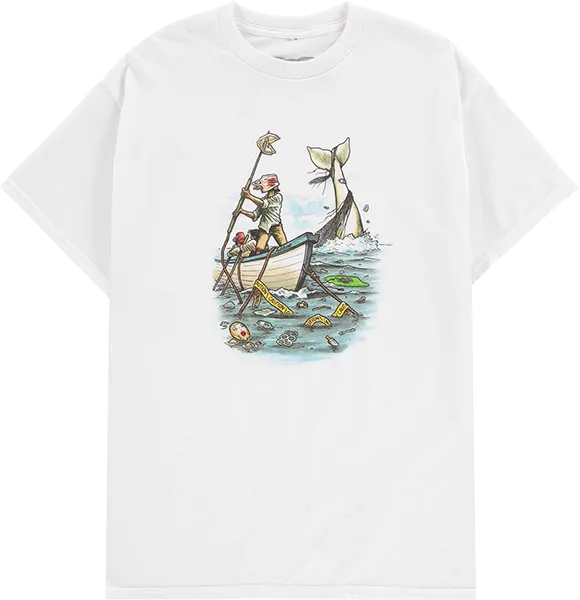 Antihero Plastics T-Shirt - Size: X-LARGE White
