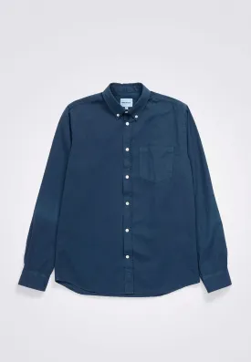 Anton Light Twill Shirt - Deep Marine