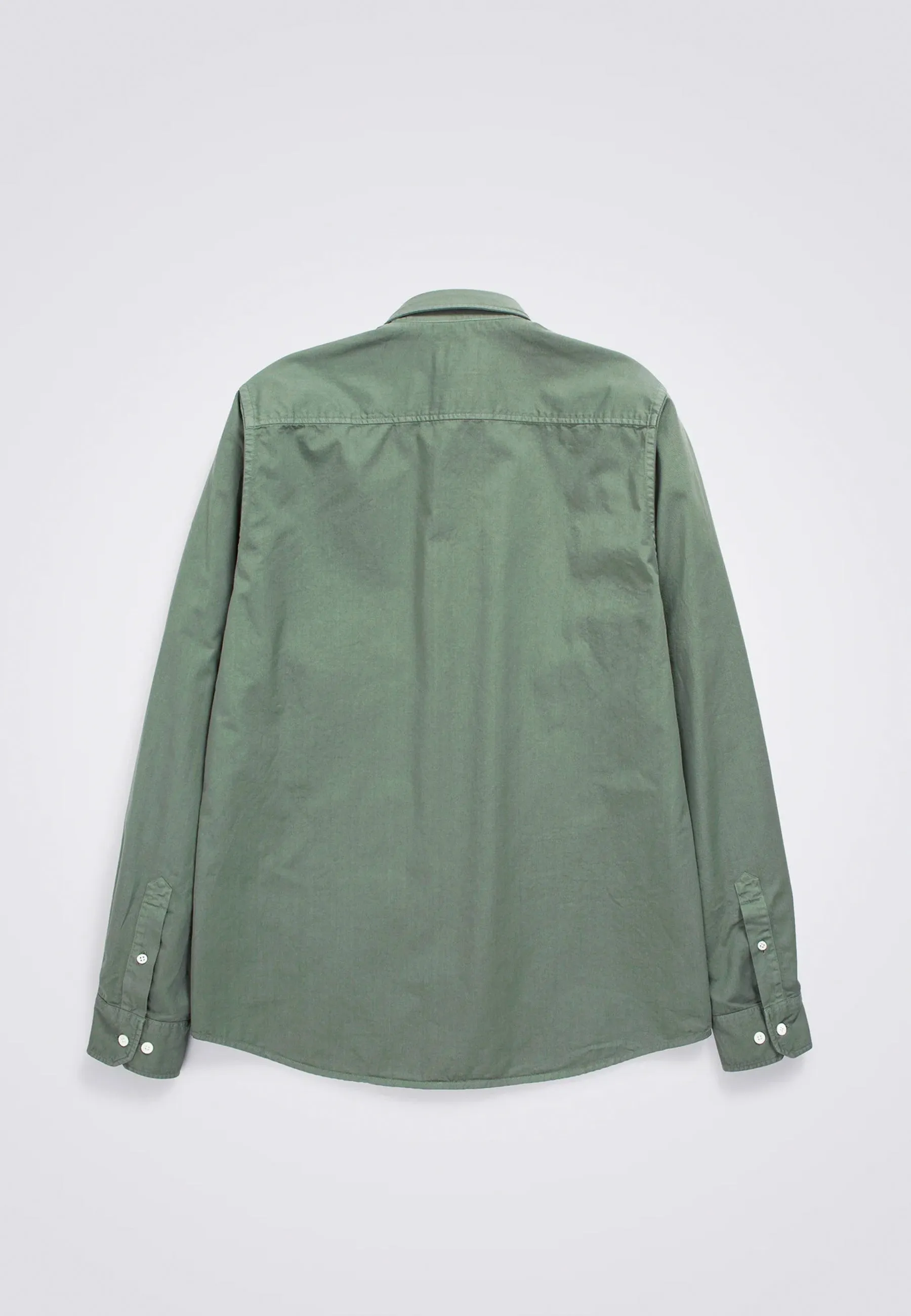 Anton Light Twill Shirt - Sage Green