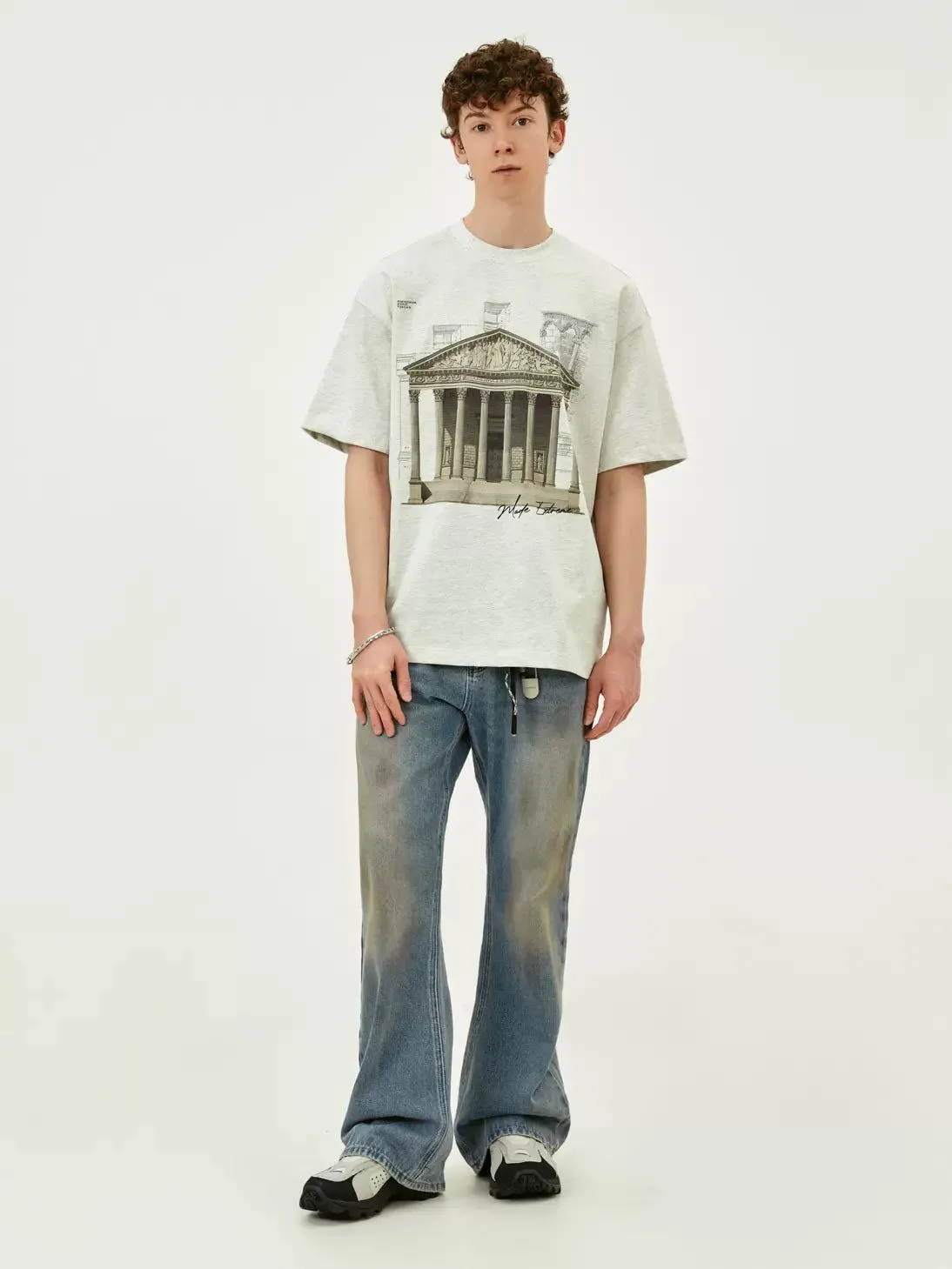 Architecture Graphic Print T-Shirt