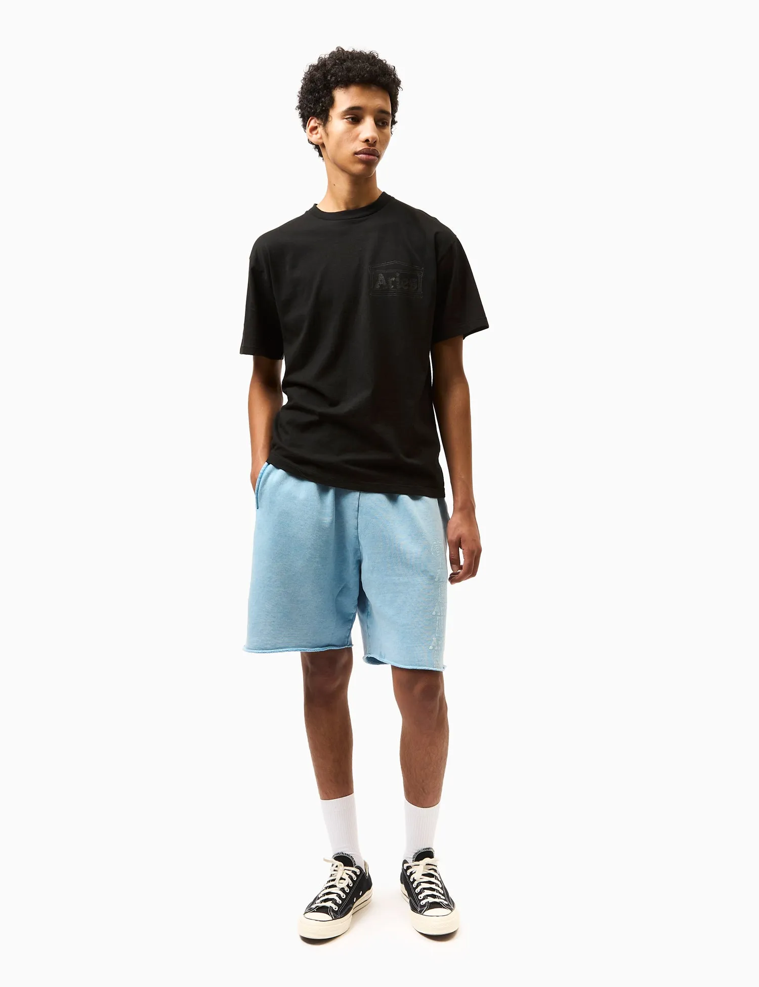 Aries Temple T-Shirt - Black