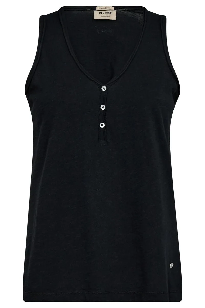 Astin Basic Tank Top | Black | T-shirt fra Mos mosh