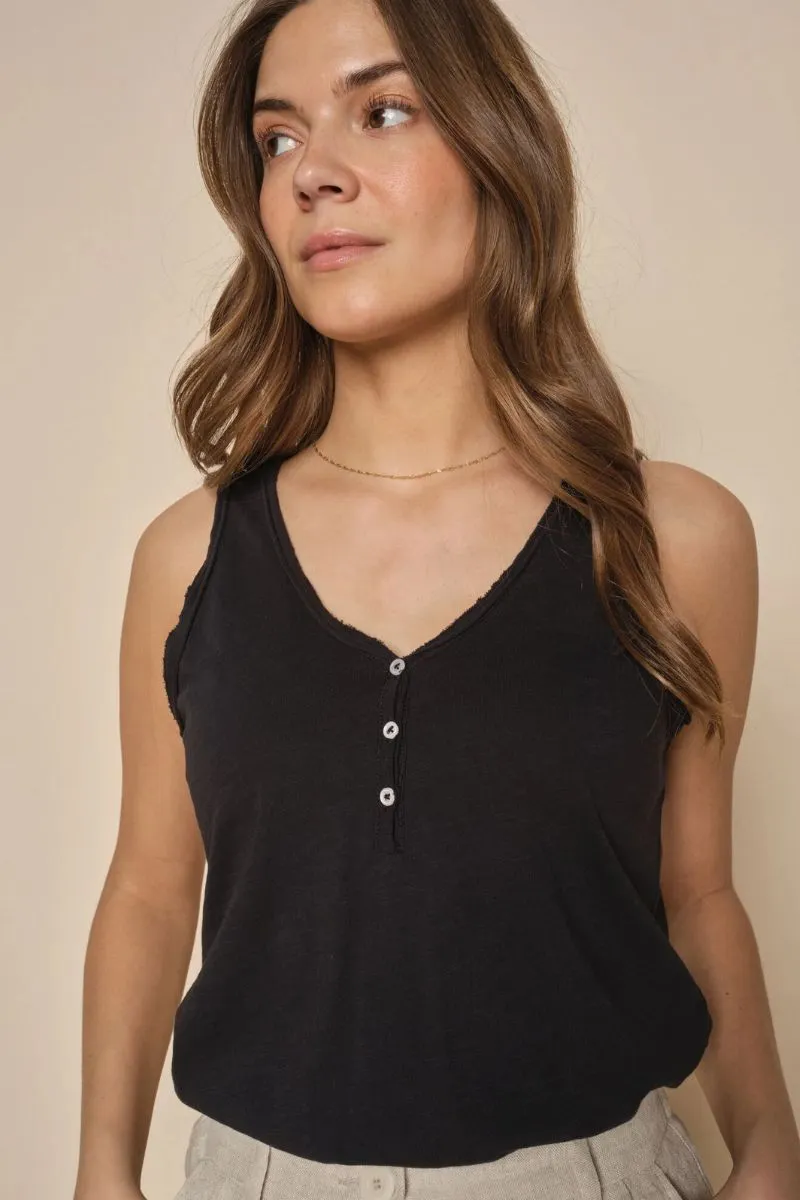 Astin Basic Tank Top | Black | T-shirt fra Mos mosh