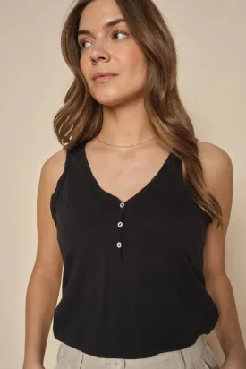 Astin Basic Tank Top | Black | T-shirt fra Mos mosh