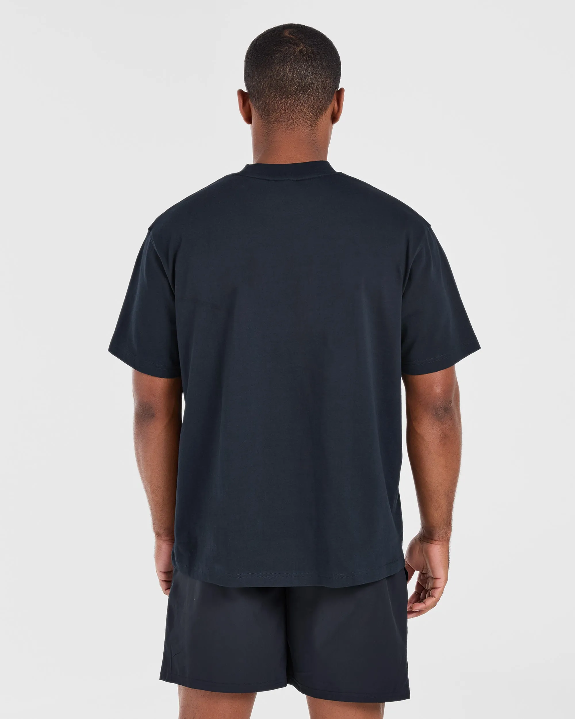 Athletics Oversized T Shirt - Navy