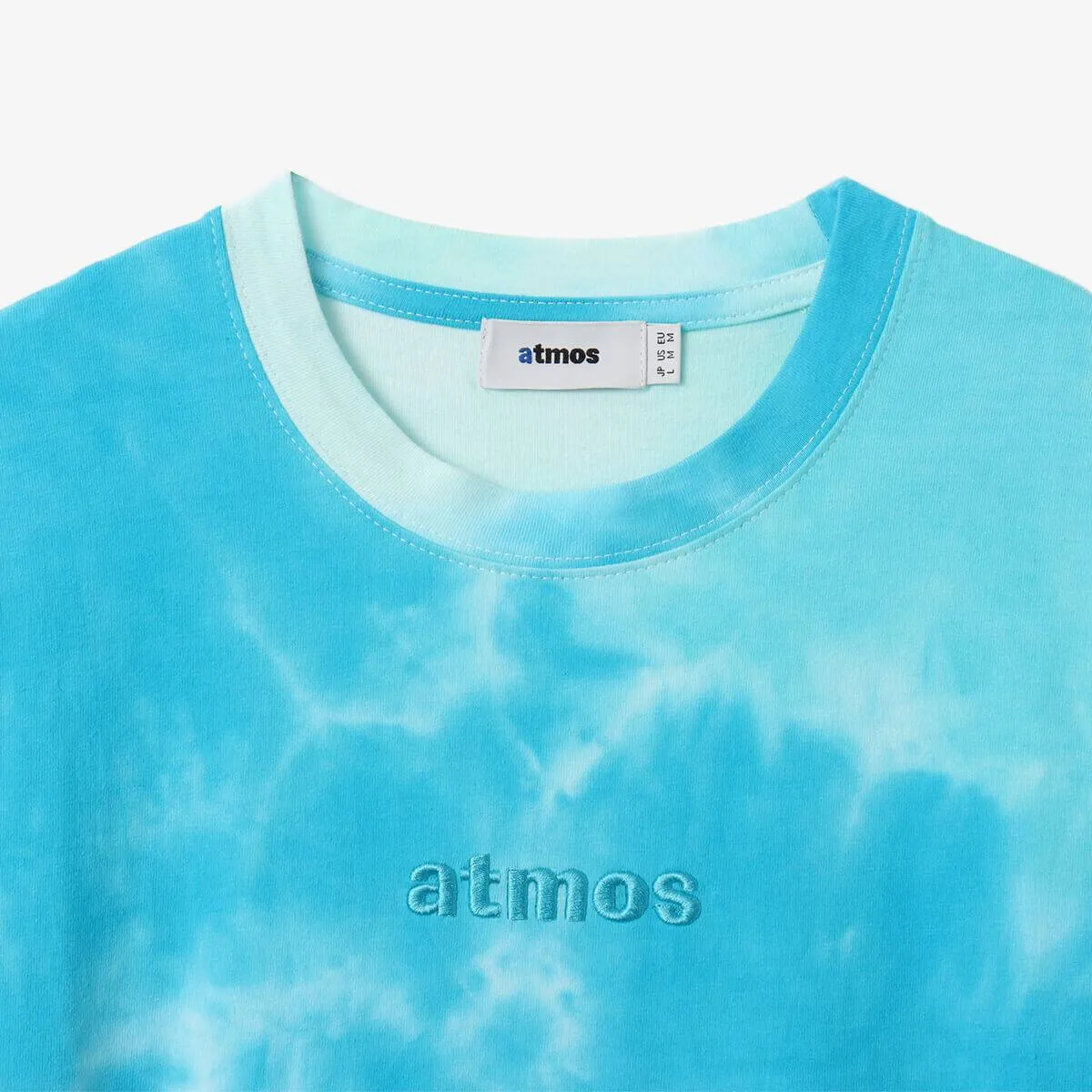 ATMOS EMBROIDERY CLASSIC LOGO TIE-DYE T-SHIRT