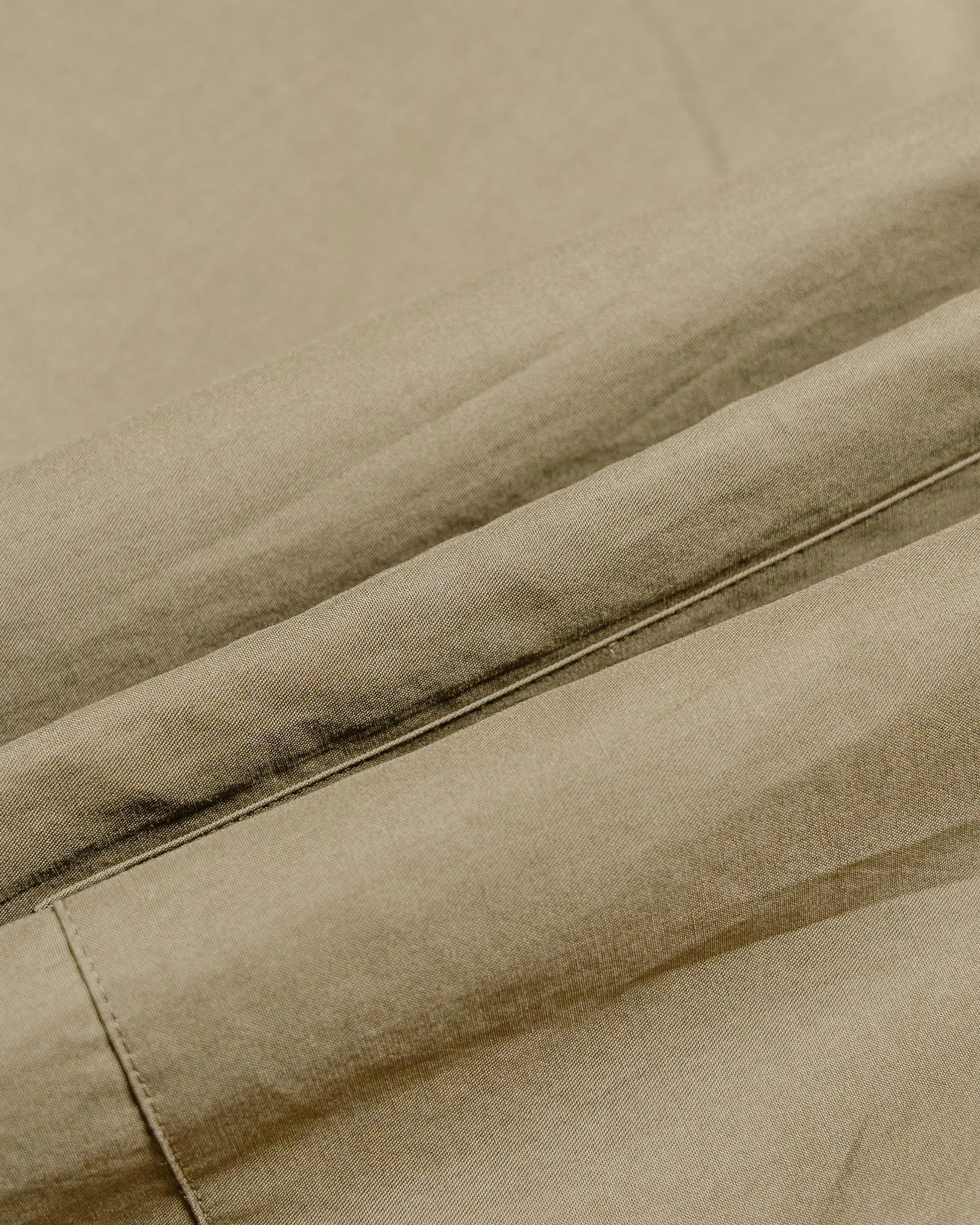 Auralee Washed Finx Twill Big Shirt Brown