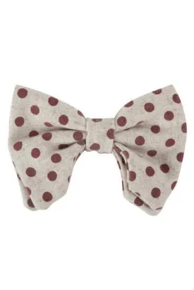 Avant Garde Bowtie - Burgundy Polka Dot