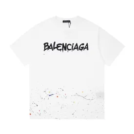 BA White Paint Splatter T-Shirt