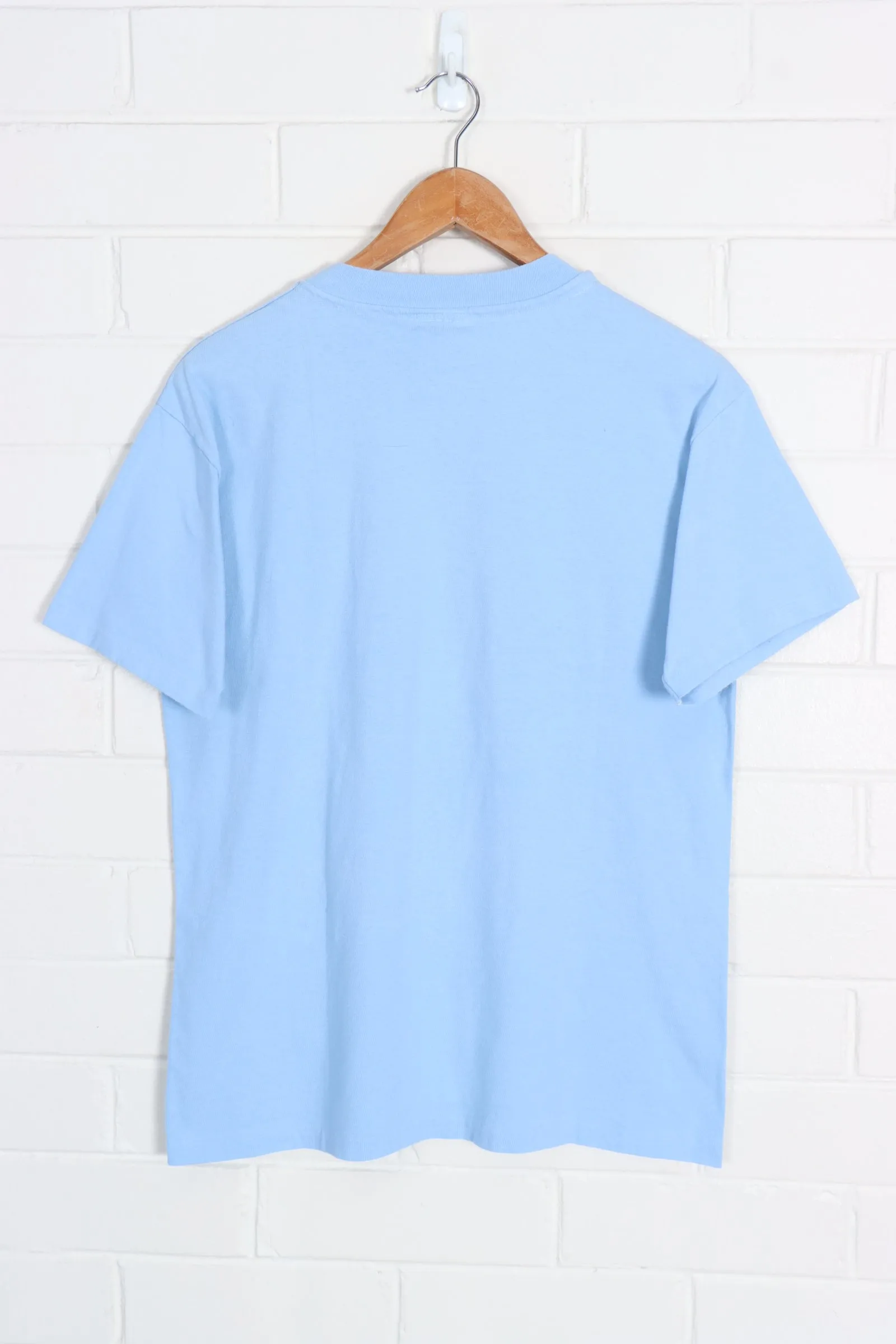 Baby Blue Planet Hollywood Atlanta Single Stitch USA Made Tee (S-M)