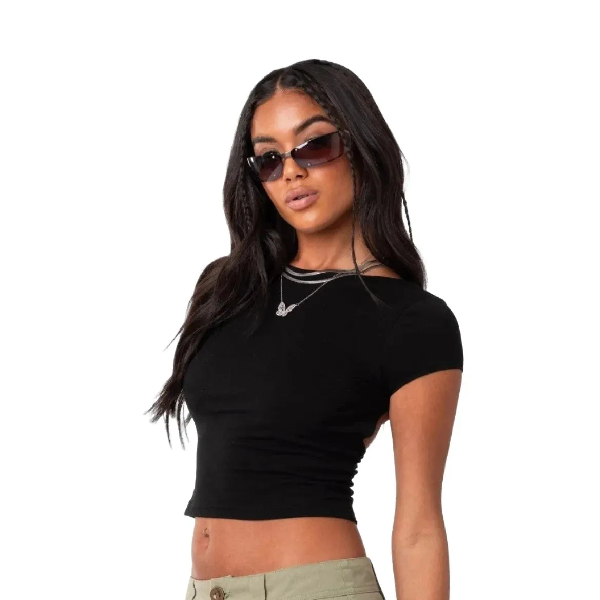 Backless T-shirt