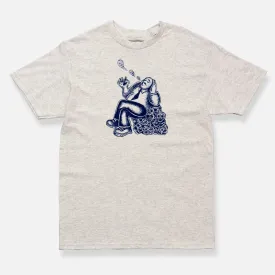Baker Skull Break Tee - Ash Grey