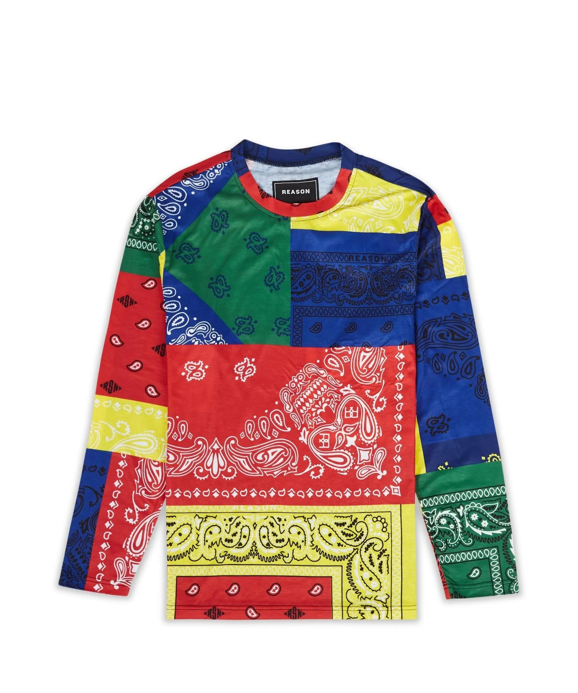 Bandana Multi Color Long Sleeve Tee