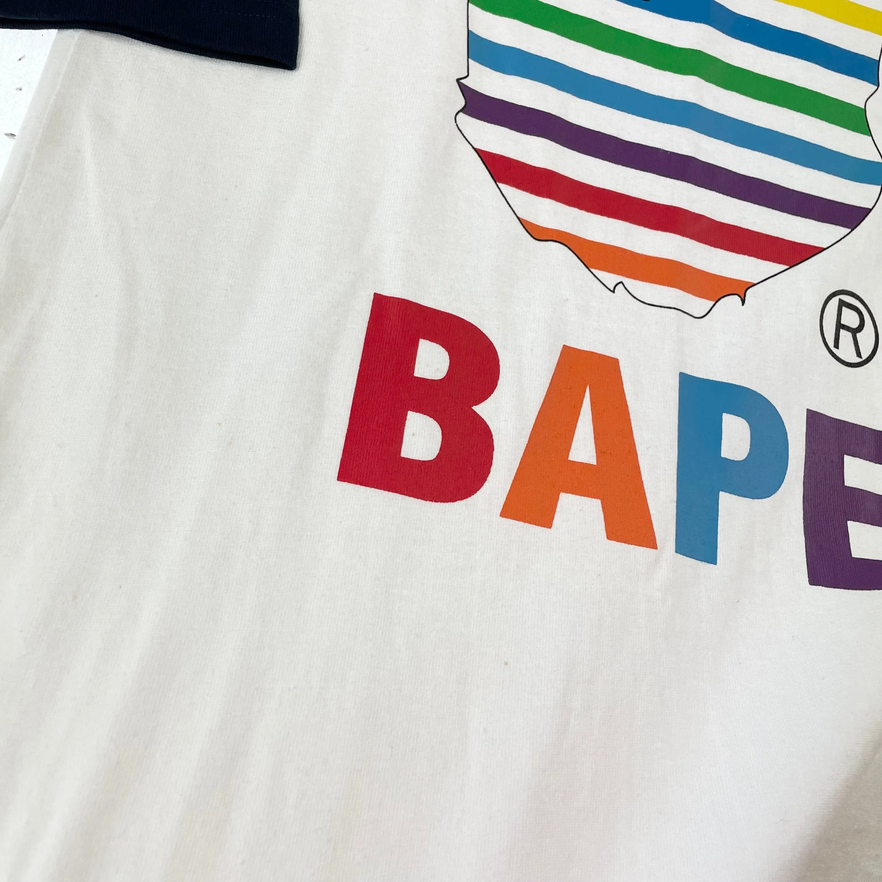 Bape logo t shirt women’s size XS