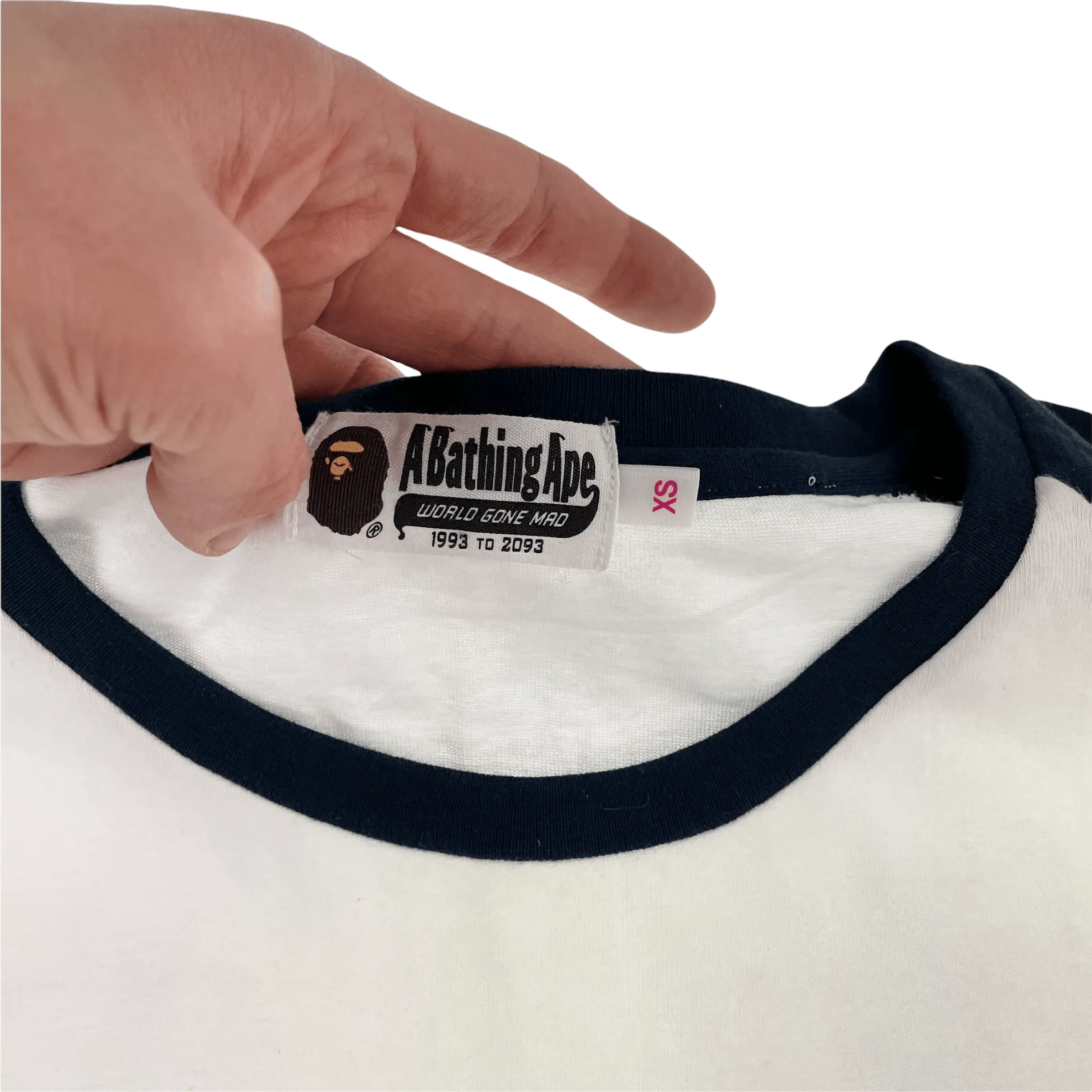 Bape logo t shirt women’s size XS