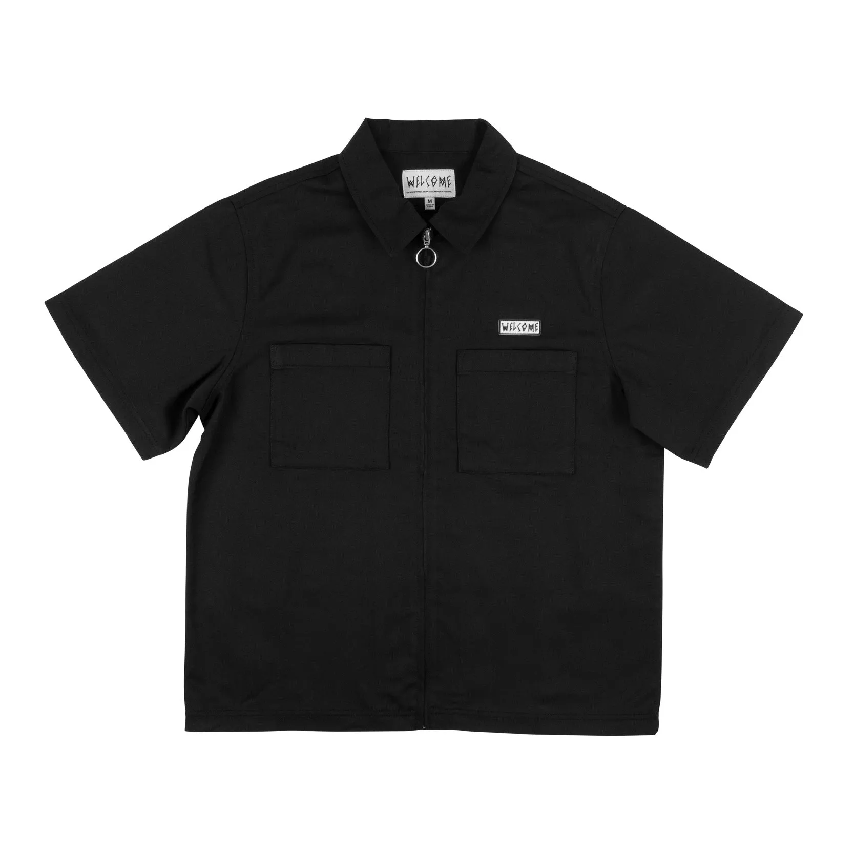 Bapholit Zip Work Shirt - Black