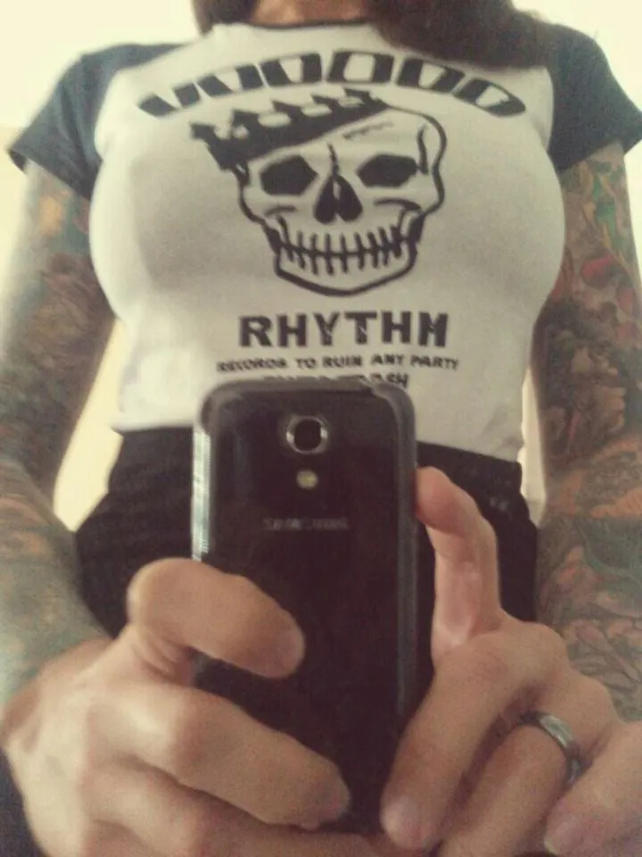 Baseball Shirt - Voodoo Rhythm Skull